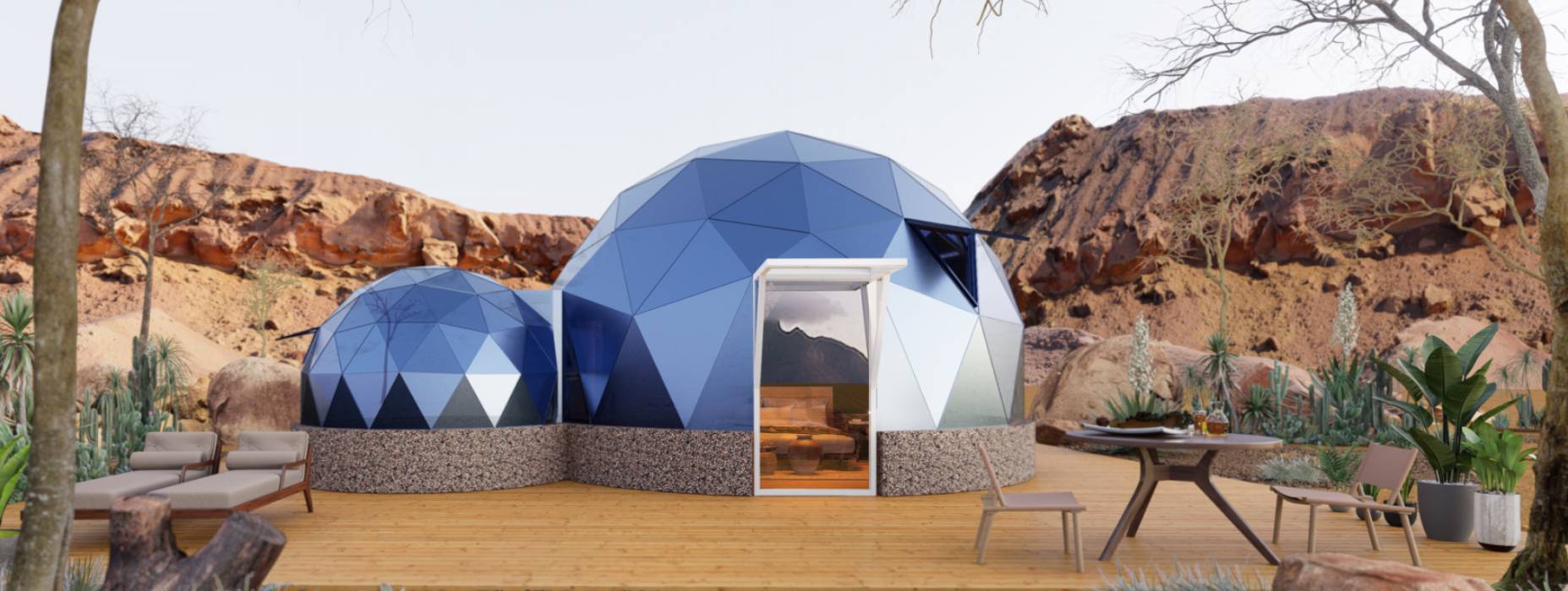 五华区球形智能光伏玻璃星空房